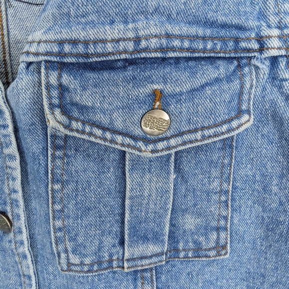 Vintage Harley Davidson Patched Denim 100% Cotton Vest Women's XL (medium) Biker - Picture 4 of 8